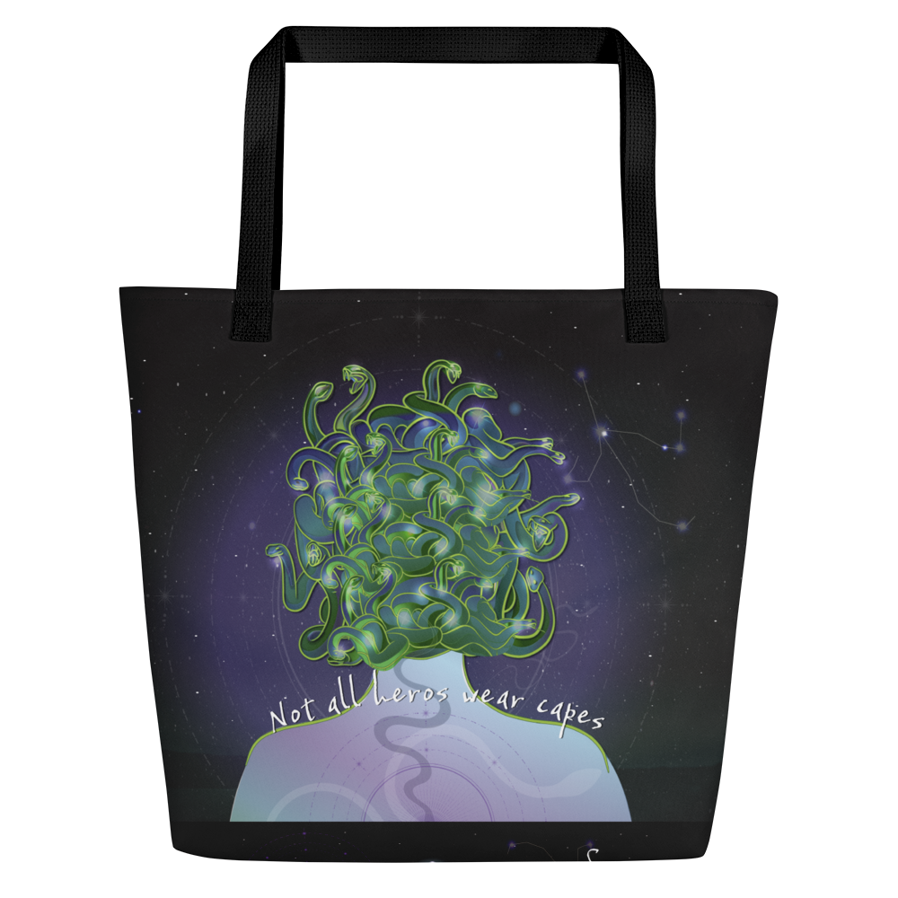 Gorgon Girl - NAHWC Large Tote Bag