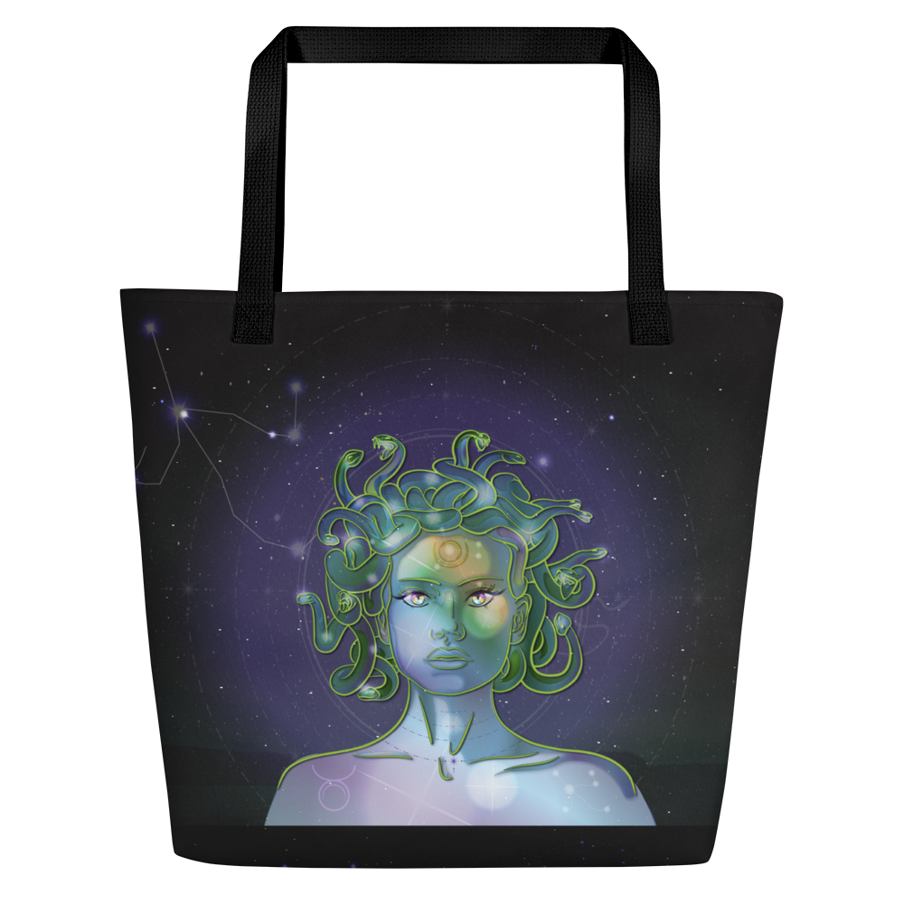 Gorgon Girl - NAHWC Large Tote Bag