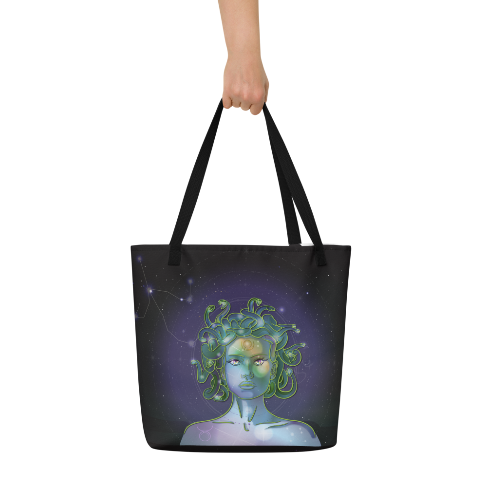 Gorgon Girl - NAHWC Large Tote Bag