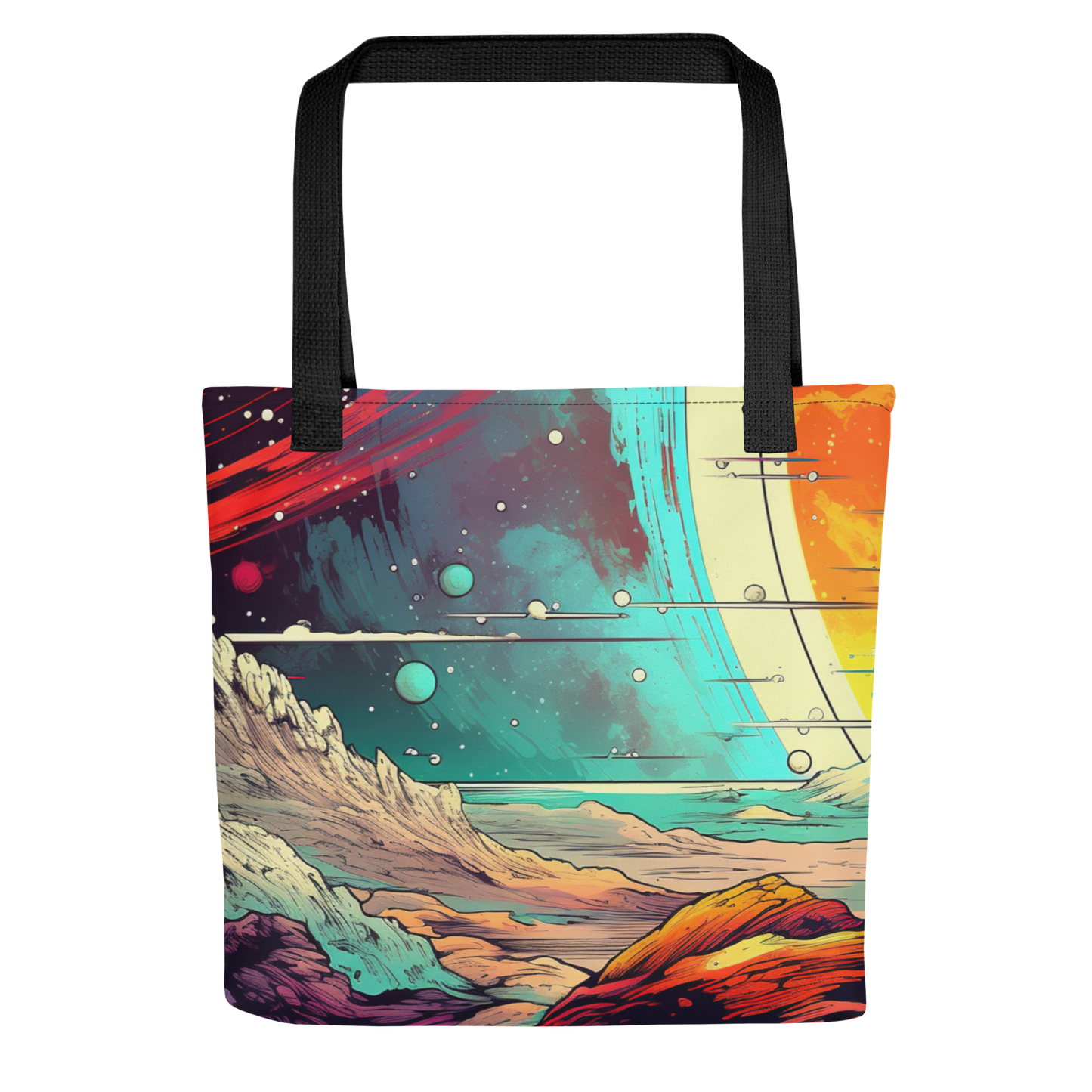 I Need My Space - Retro Tote Bag