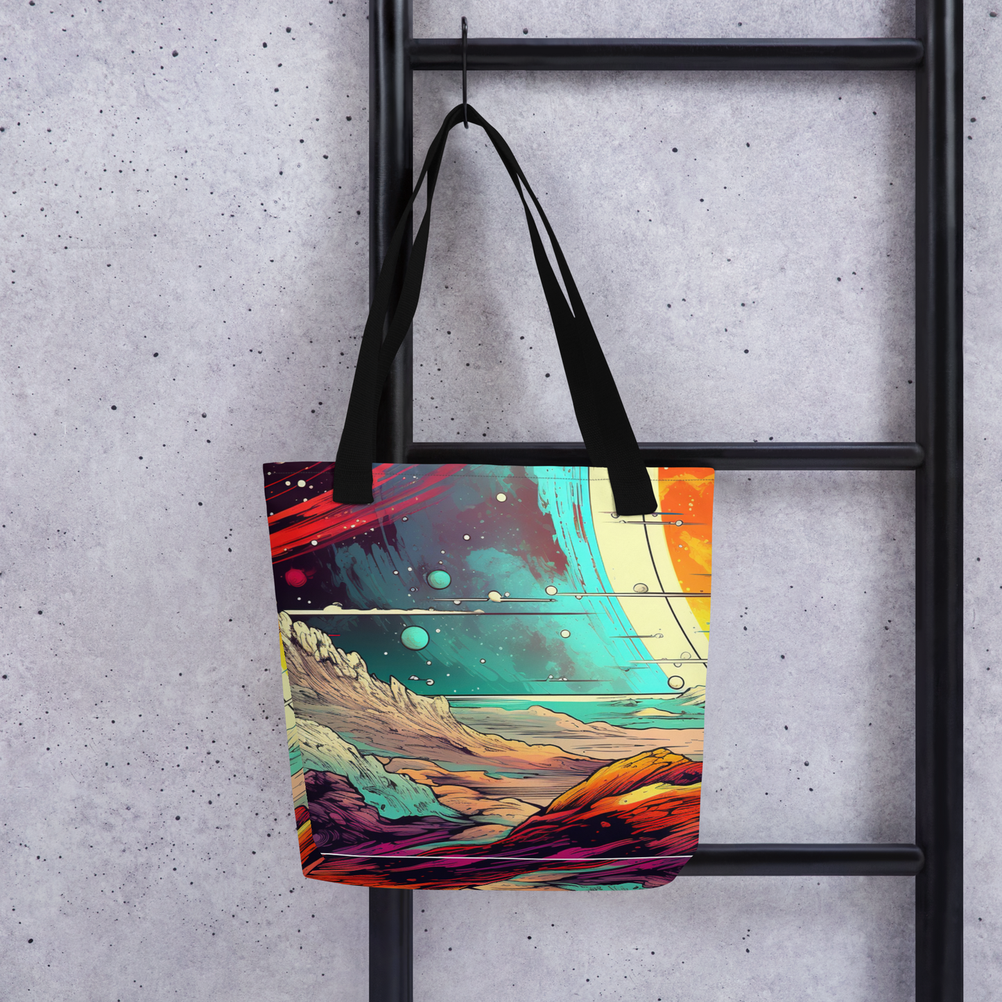 I Need My Space - Retro Tote Bag