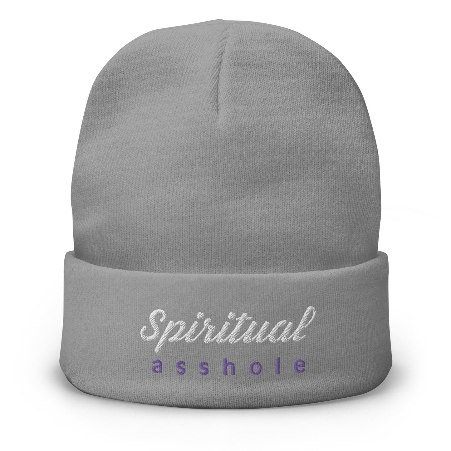 Spiritual Asshole - Embroidered Beanie