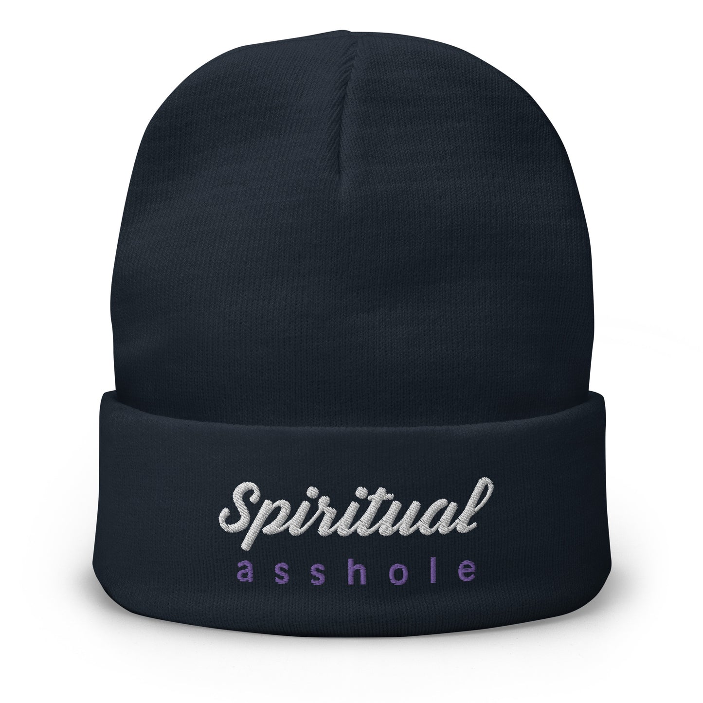 Spiritual Asshole - Embroidered Beanie