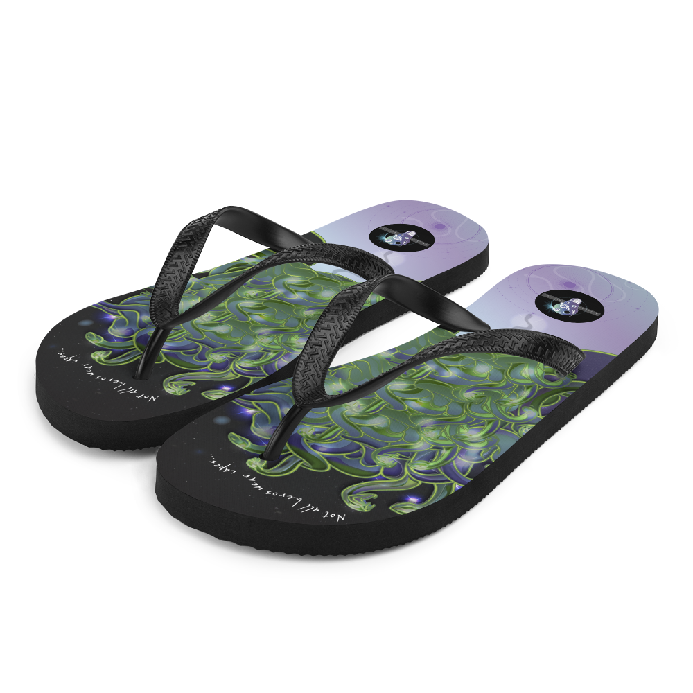 Gorgon Girl - Fangs Out Women's slip-GorgON Flip-Flops