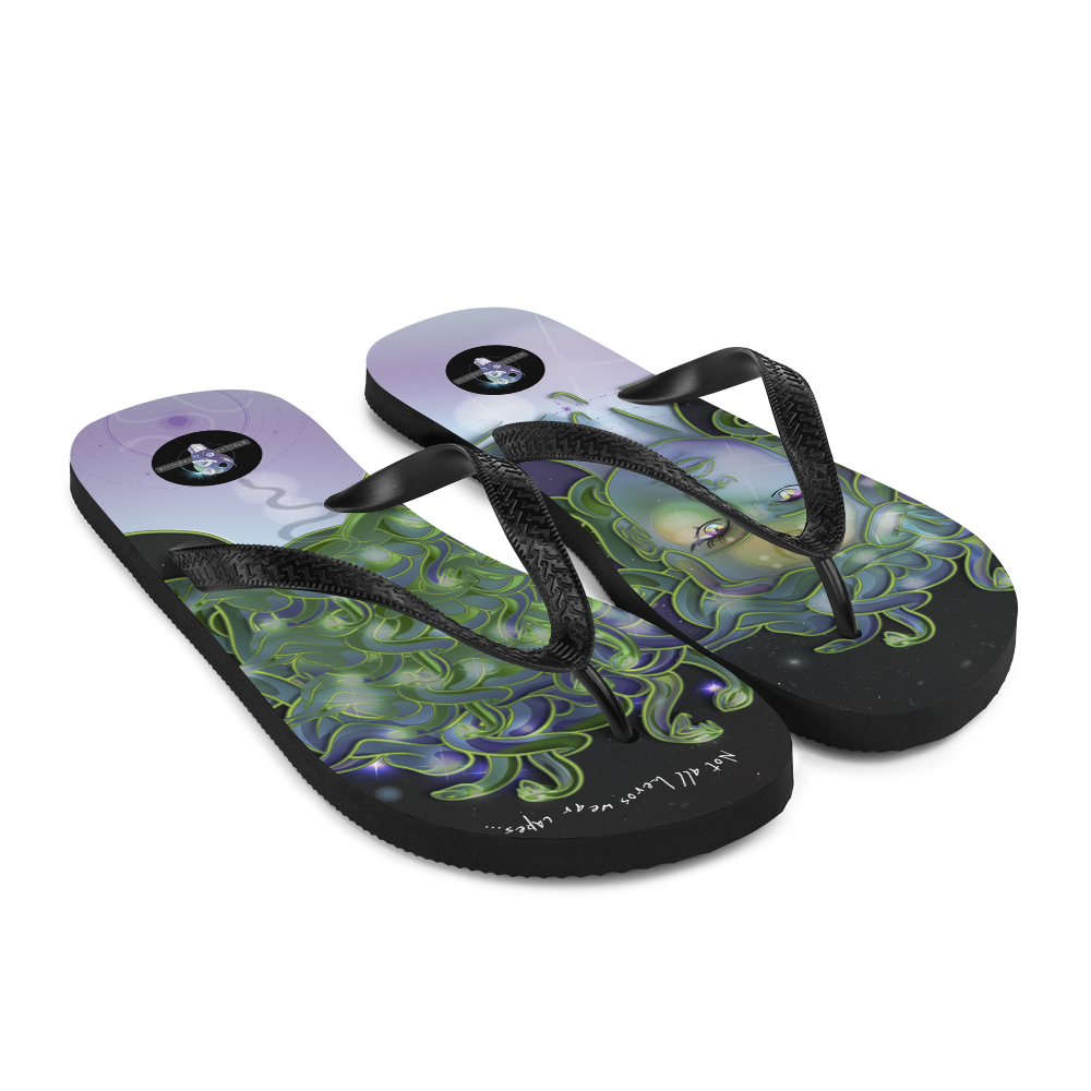 Gorgon Girl - Women's slip-GorgON Flip-Flops