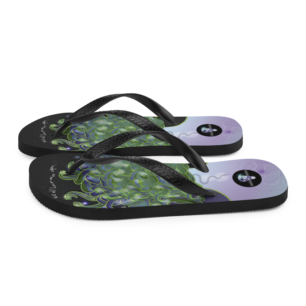 Gorgon Girl - Fangs Out Women's slip-GorgON Flip-Flops