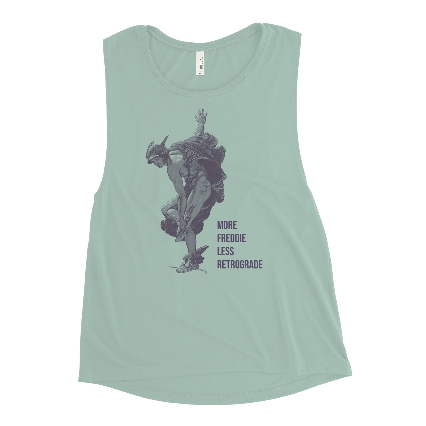 Ay-Oh | More Freddie Less Retrograde Ladies - Muscle Tank